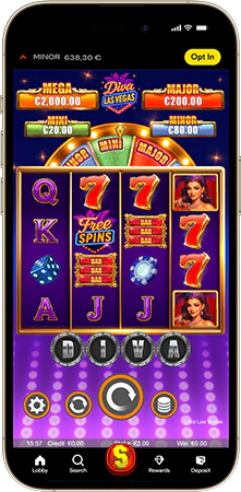 ShakeBet-spel in Diva Las Vegas